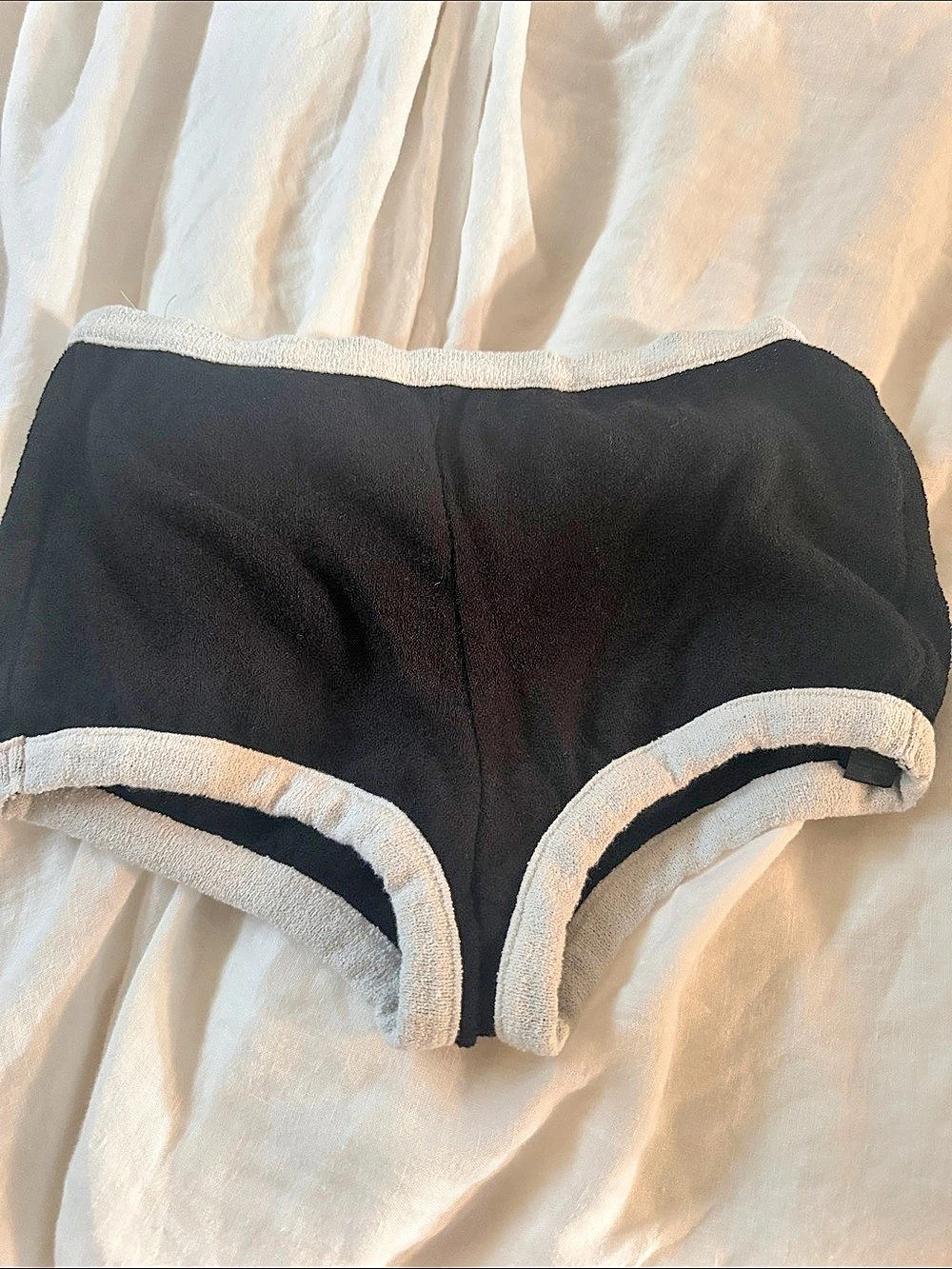 Claire Rose x NA-KD Terry Cloth booty shorts size L